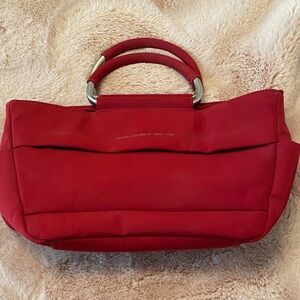 United Colors Of Benetton Red Top-Handle Tote Bag